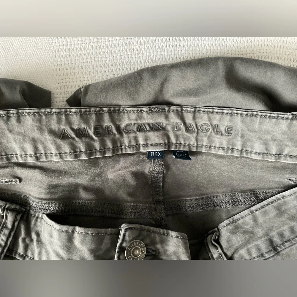 American Eagle Outfitters Gray Straight Leg Jeans
